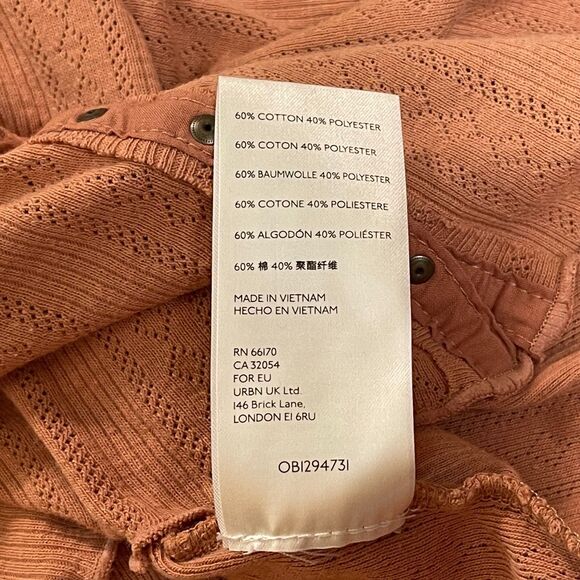 Free People Orange On the Road Cardi - Medium - Picture 9 of 10